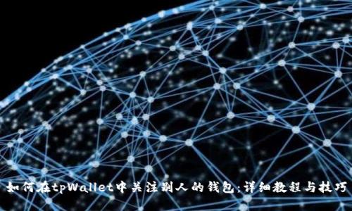 如何在tpWallet中关注别人的钱包：详细教程与技巧