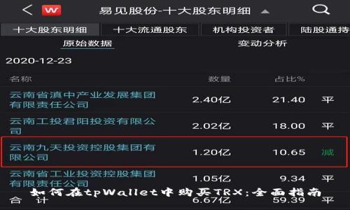 如何在tpWallet中购买TRX：全面指南