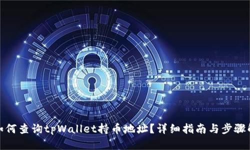 : 如何查询tpWallet持币地址？详细指南与步骤解析