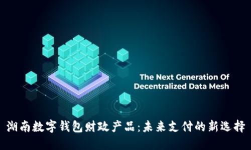 湖南数字钱包财政产品：未来支付的新选择